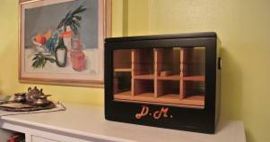 Sigariera in legno su misura personalizzato